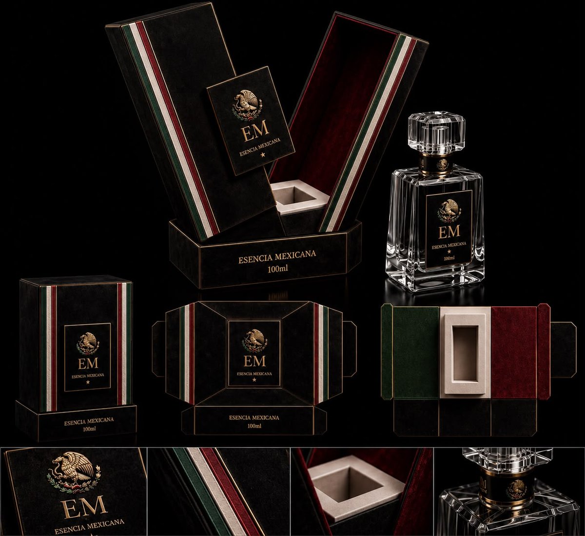 Esencia Mexicana — packaging de lujo